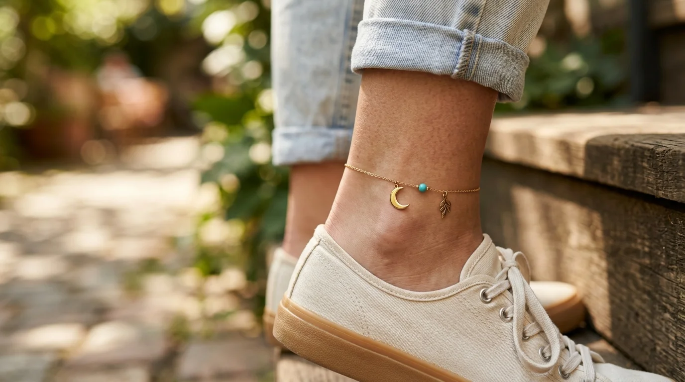 bracelet as anklet