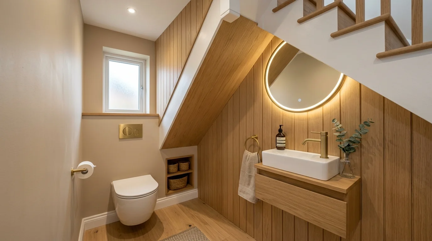 very small downstairs toilet ideas